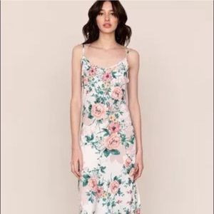 NWT Yumi Kim White Floral Slip Dress Sz S